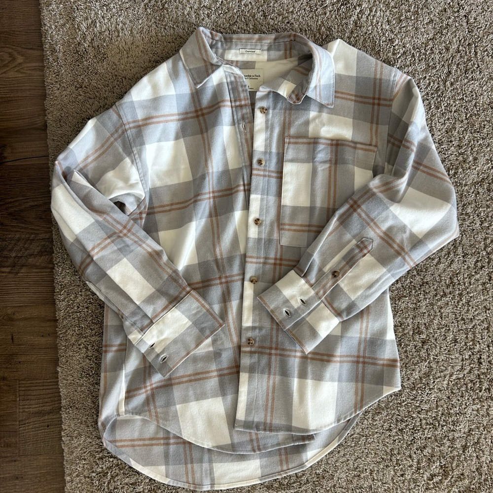Abercrombie & Fitch Oversized Flannel